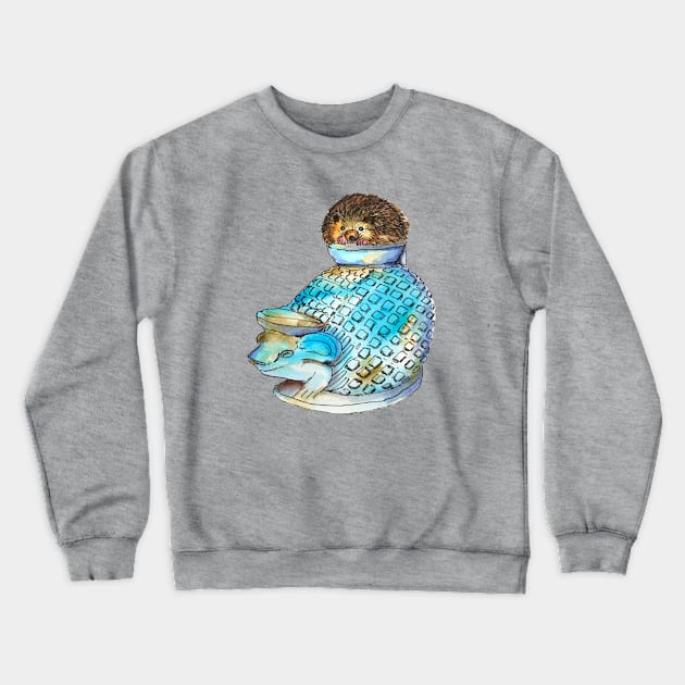 Hello Hedgehog! Crewneck Sweatshirt by sketchcadet